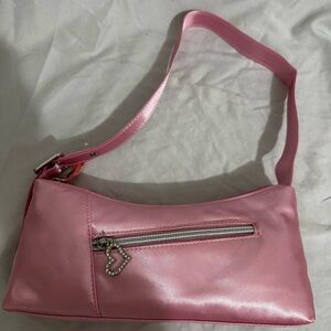 SATIN PURSE RHINESTONE TRIM  pink Wedding Prom Bridesmaids Eveningwear